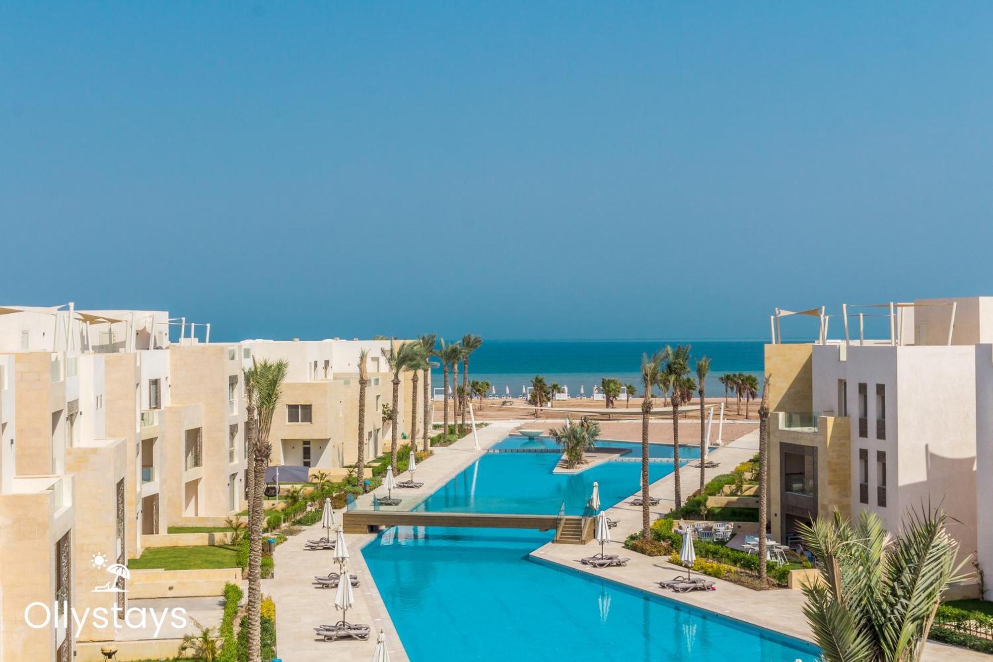 Ollystays Mangroovy Seaview 2Br Beach And Pool Free Access Хургада Екстер'єр фото